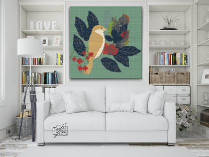 Diamond Painting - Boho-fuglen