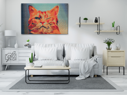 Diamond Painting - Vector Cat