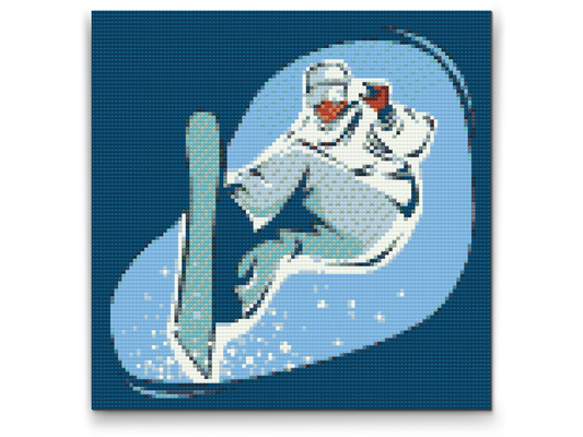 Diamond Painting - Snowboarder