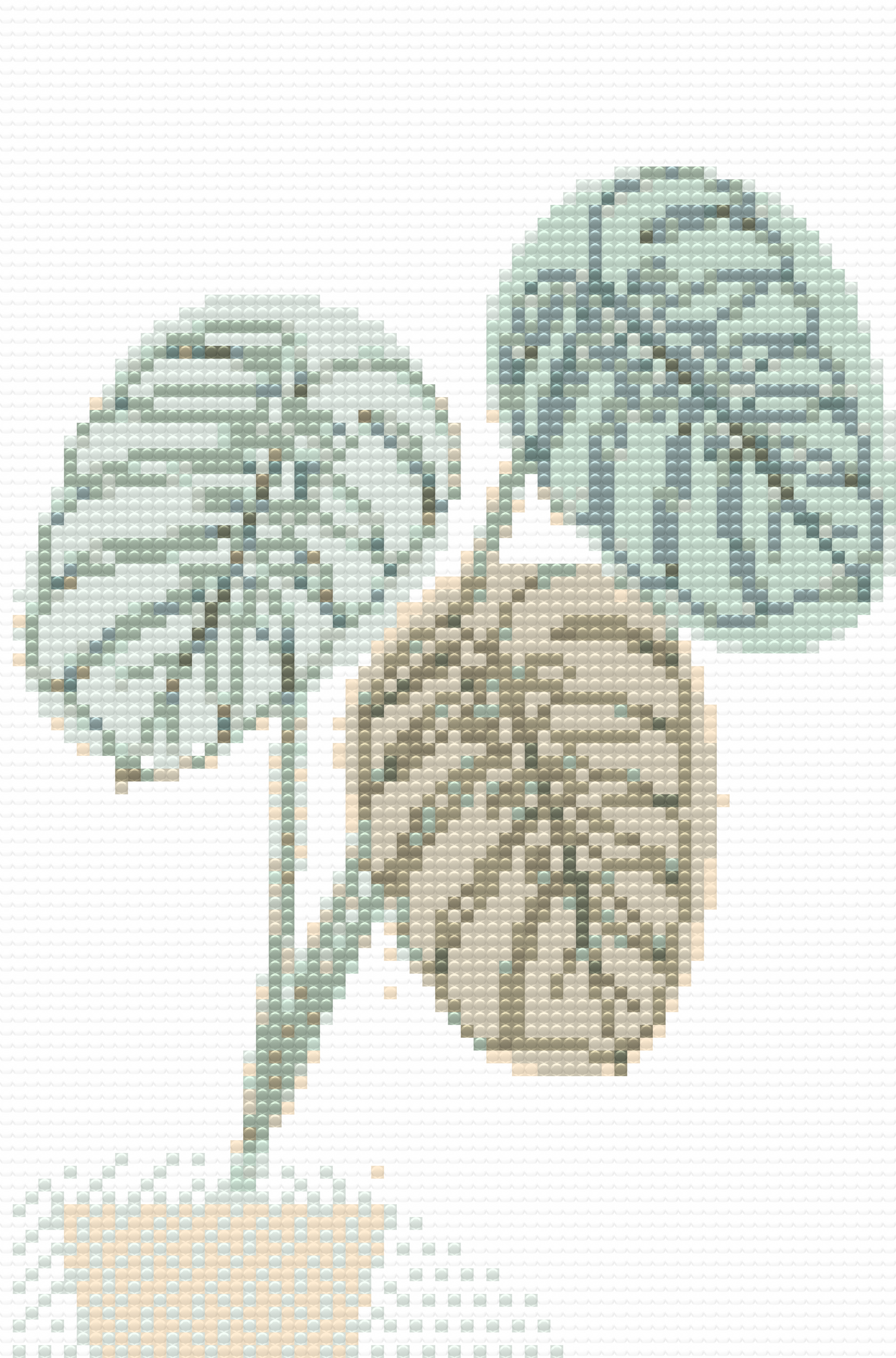 Diamond Painting - Boho Monstera 2