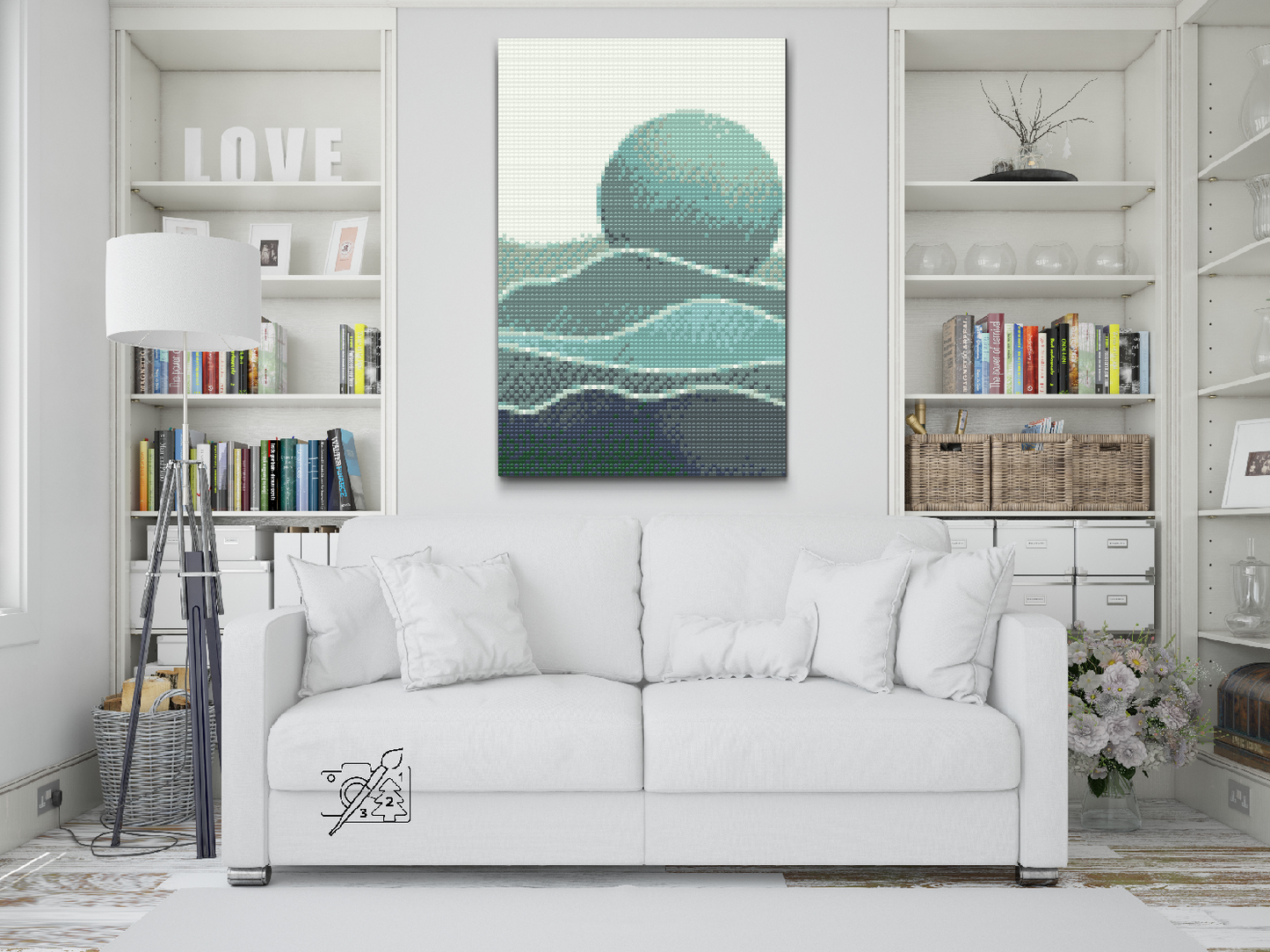 Diamond Painting - Boho Blue Moon