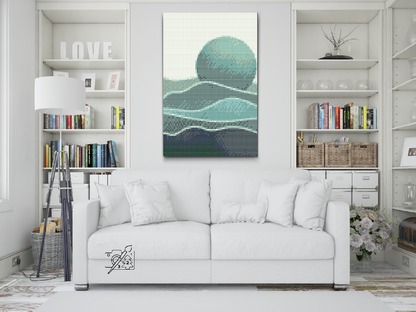 Diamond Painting - Boho Blue Moon