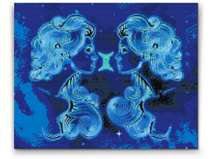 Diamond Painting - Tvillingerne