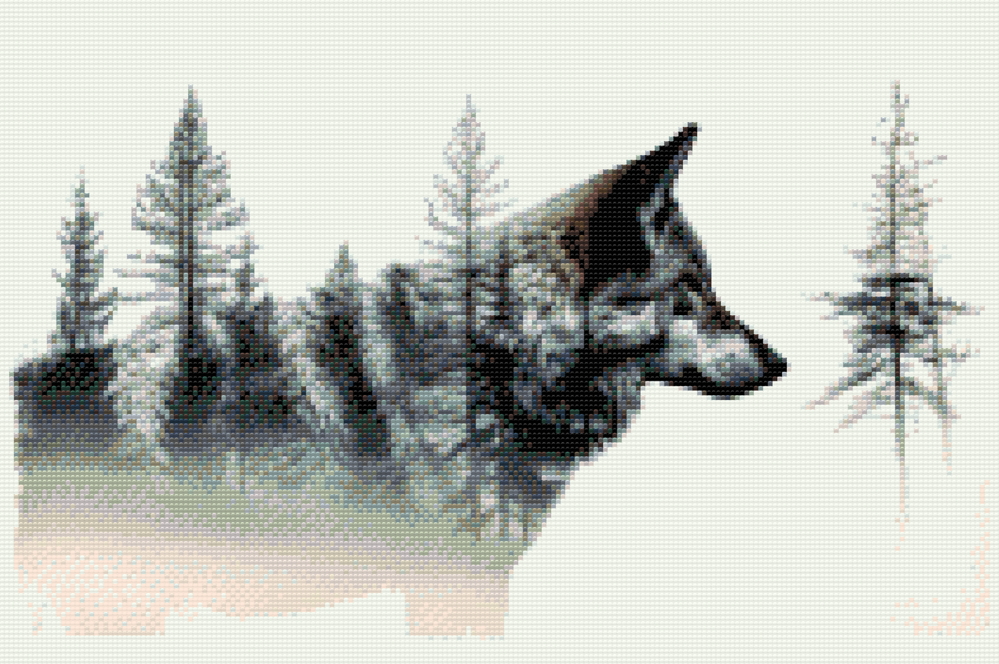Diamond Painting - I sit rette element