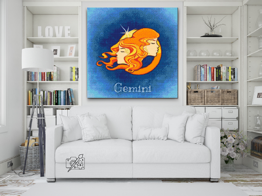 Diamond Painting - Tvillingerne