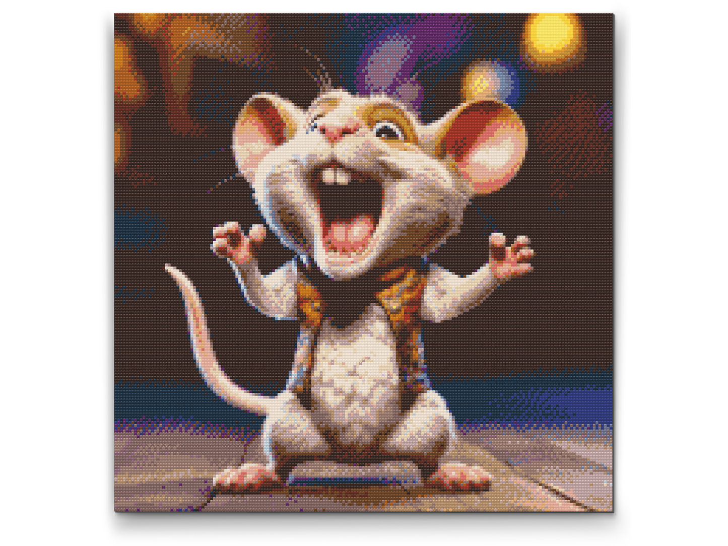 Diamond Painting - En syngende mus