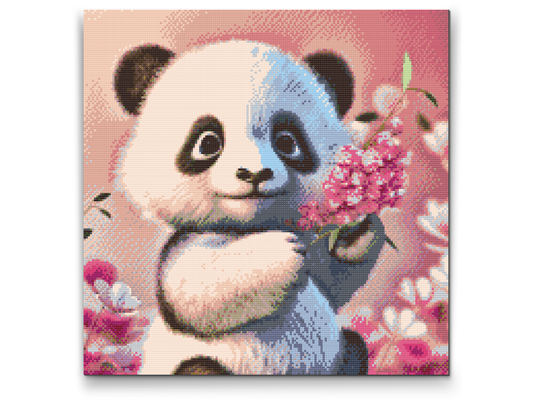 Diamond Painting - En sød panda