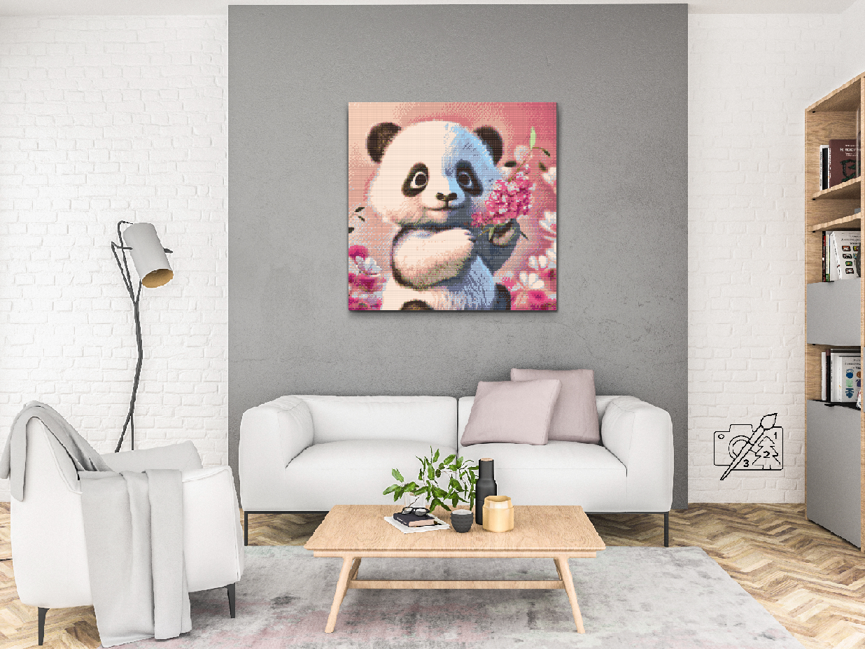 Diamond Painting - En sød panda