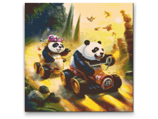 Diamond Painting - Panda Race