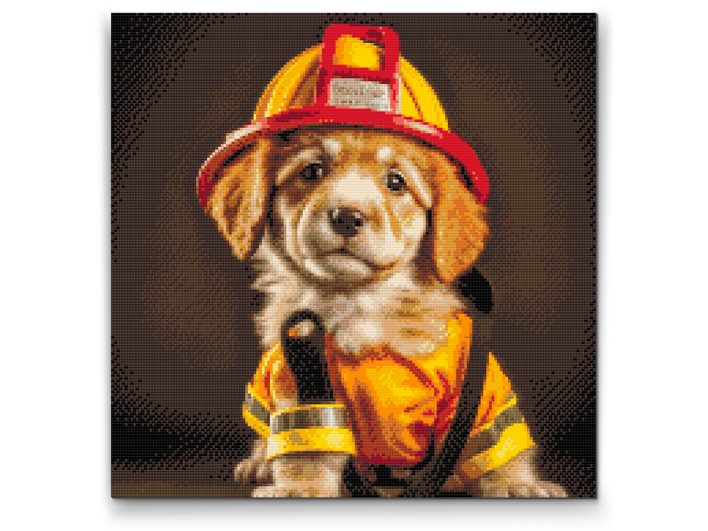 Diamond Painting - Brandmandens hund
