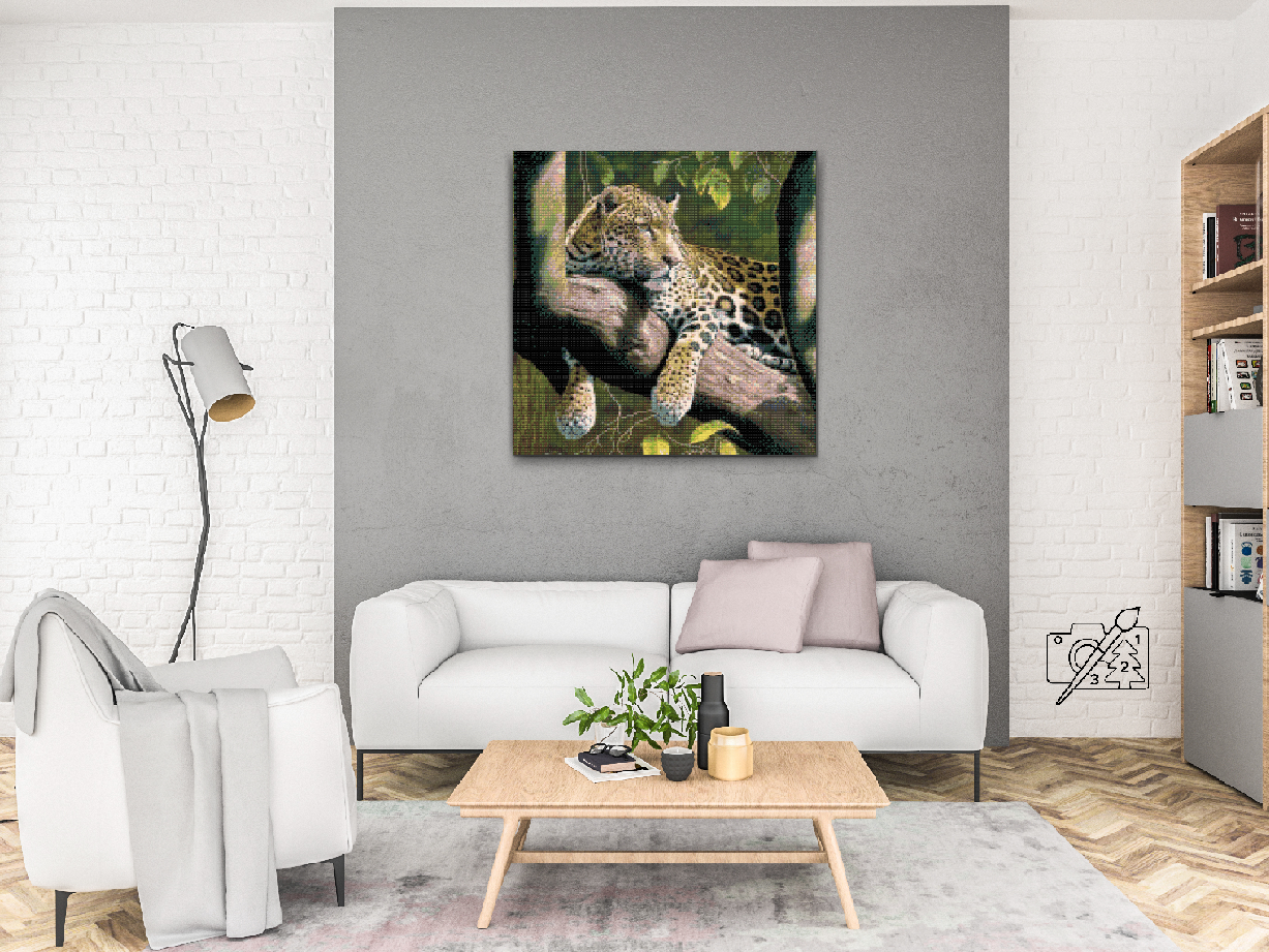 Diamond Painting - Plettet Leopard