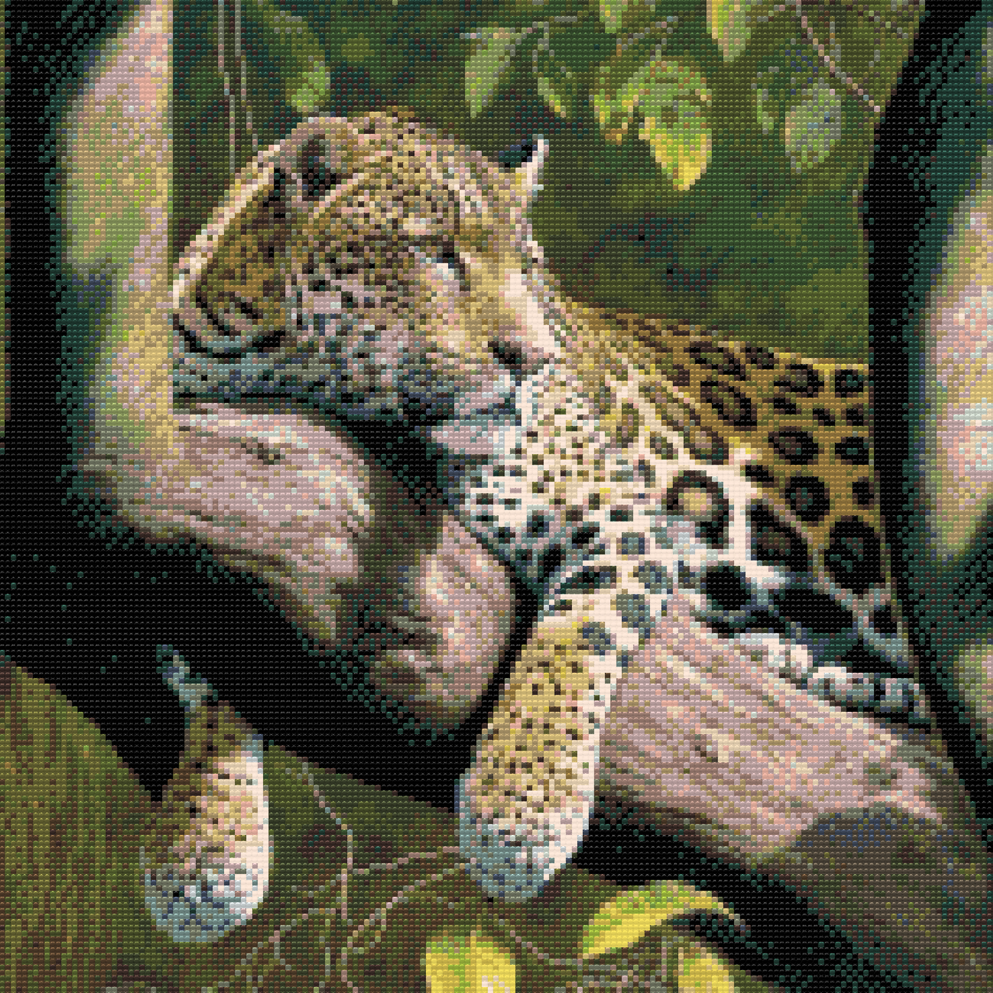 Diamond Painting - Plettet Leopard