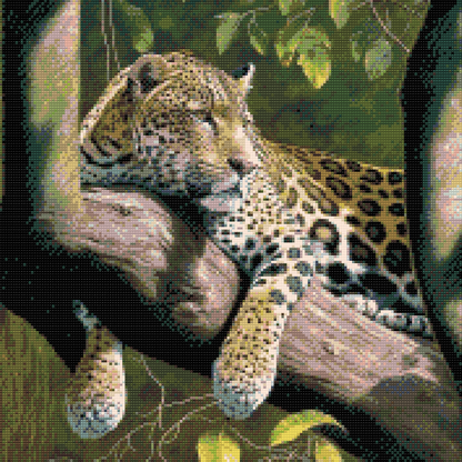 Diamond Painting - Plettet Leopard