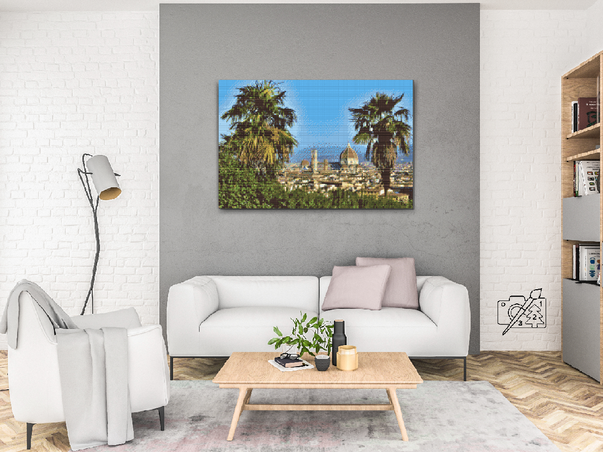 Diamond Painting - Udsigt over Italiens skønhed