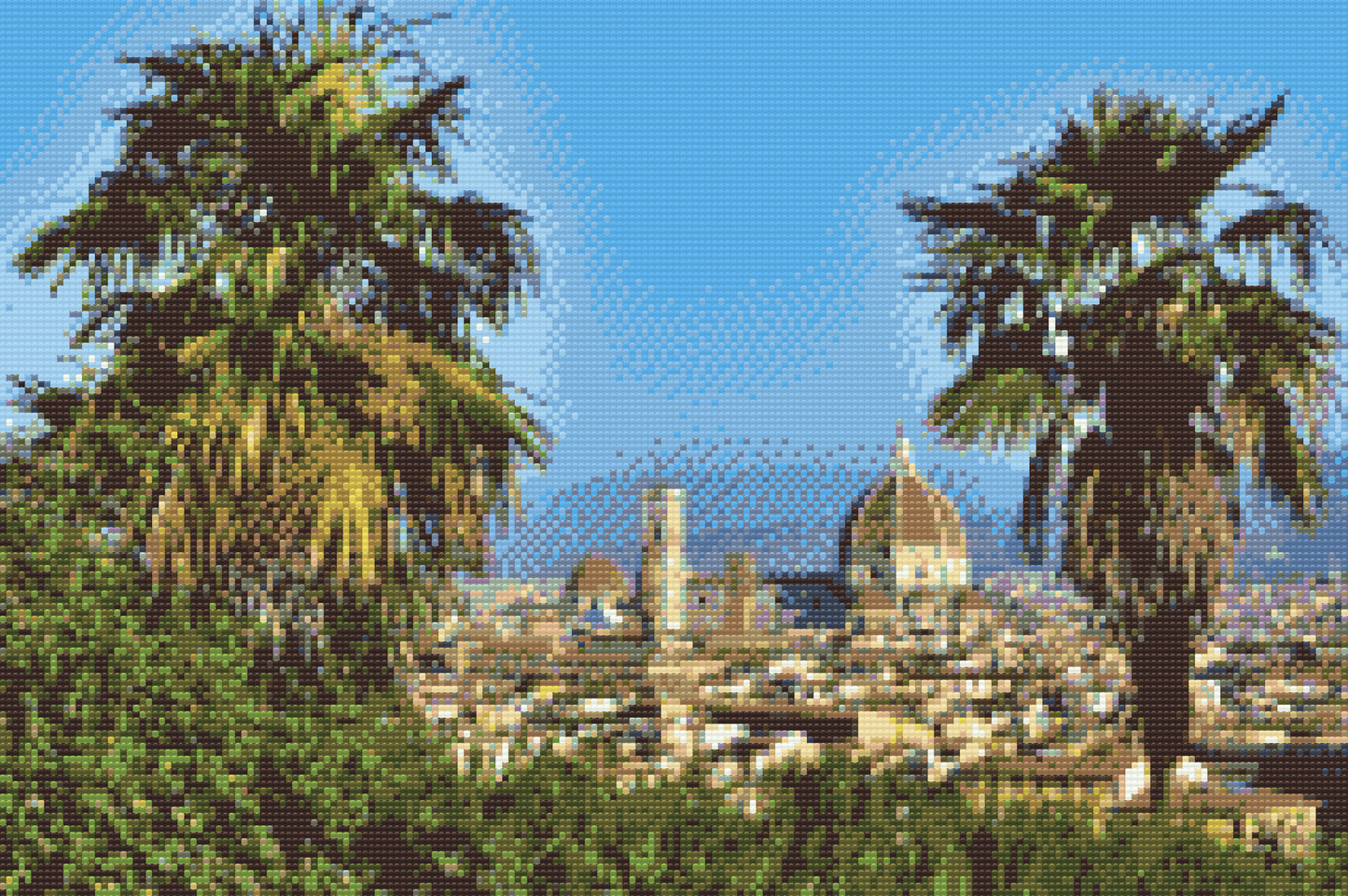 Diamond Painting - Udsigt over Italiens skønhed