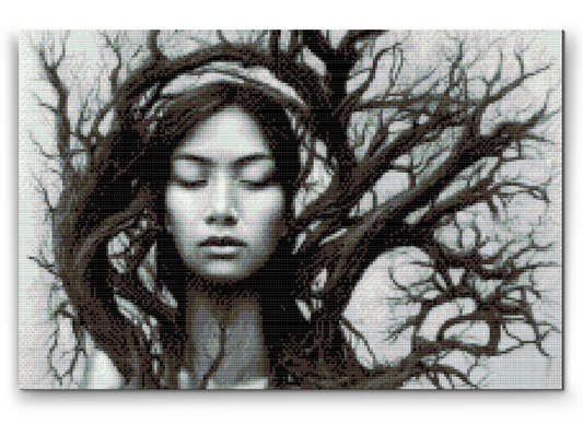 Diamond Painting - Mystisk Kvinde
