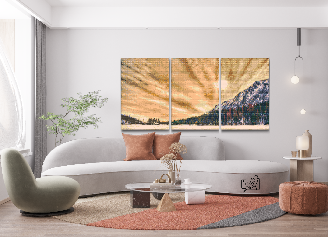 Diamond Painting - Høje Tatra (sæt af 3)