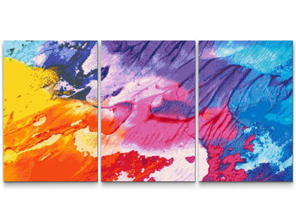 Diamond Painting - Farvet tekstur 1 (sæt af 3)