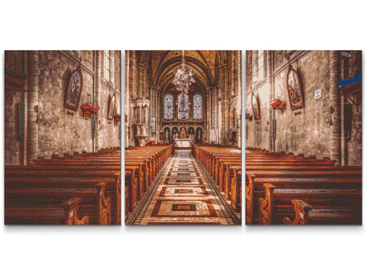 Diamond Painting - Katedral (sæt af 3)