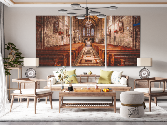 Diamond Painting - Katedral (sæt af 3)