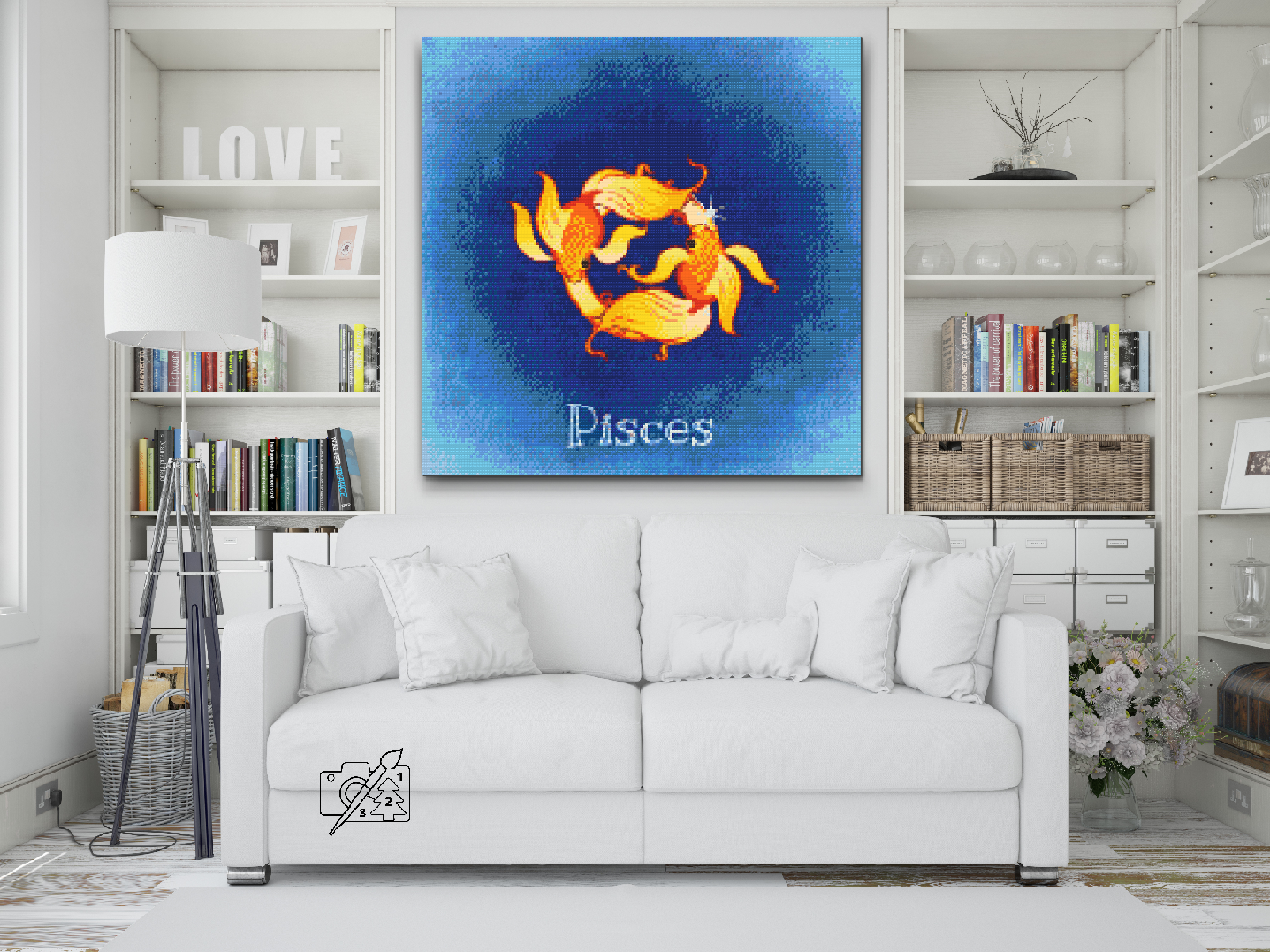 Diamond Painting - Fiskene
