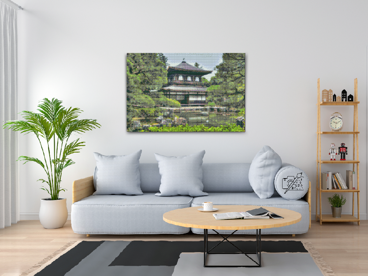 Diamond Painting - Ginkaku-ji-templet