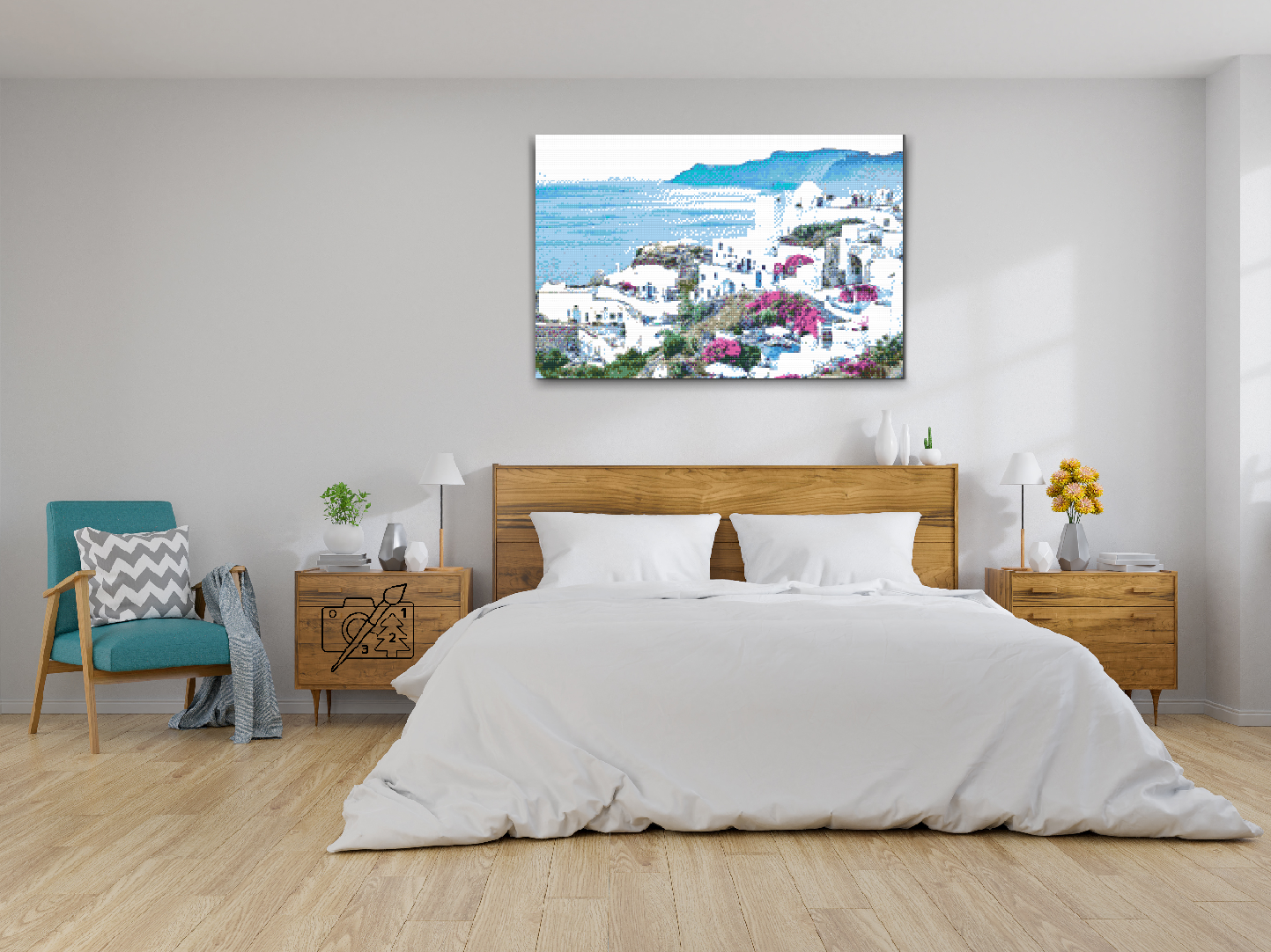 Diamond Painting - Santorini
