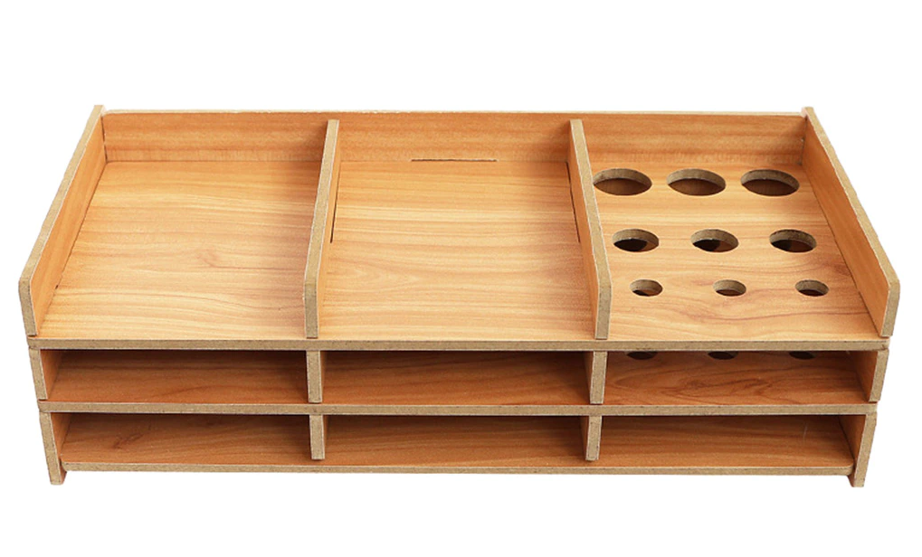 Tilbehør - Træholder til bakker – Diamond Painting organizer