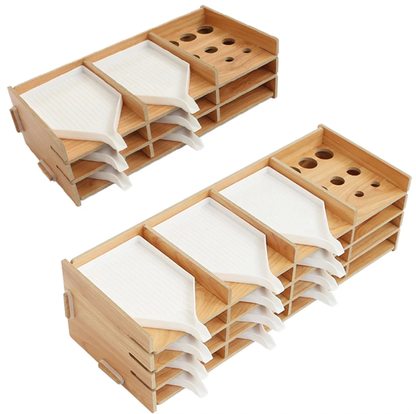 Tilbehør - Træholder til bakker – Diamond Painting organizer