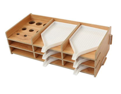 Tilbehør - Træholder til bakker – Diamond Painting organizer
