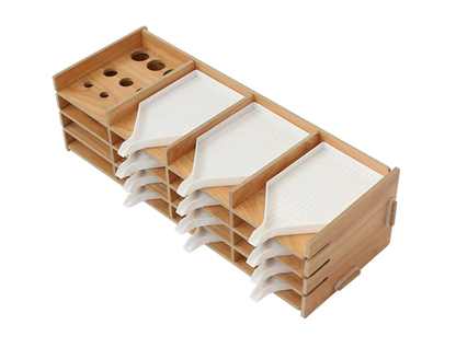 Tilbehør - Træholder til bakker – Diamond Painting organizer