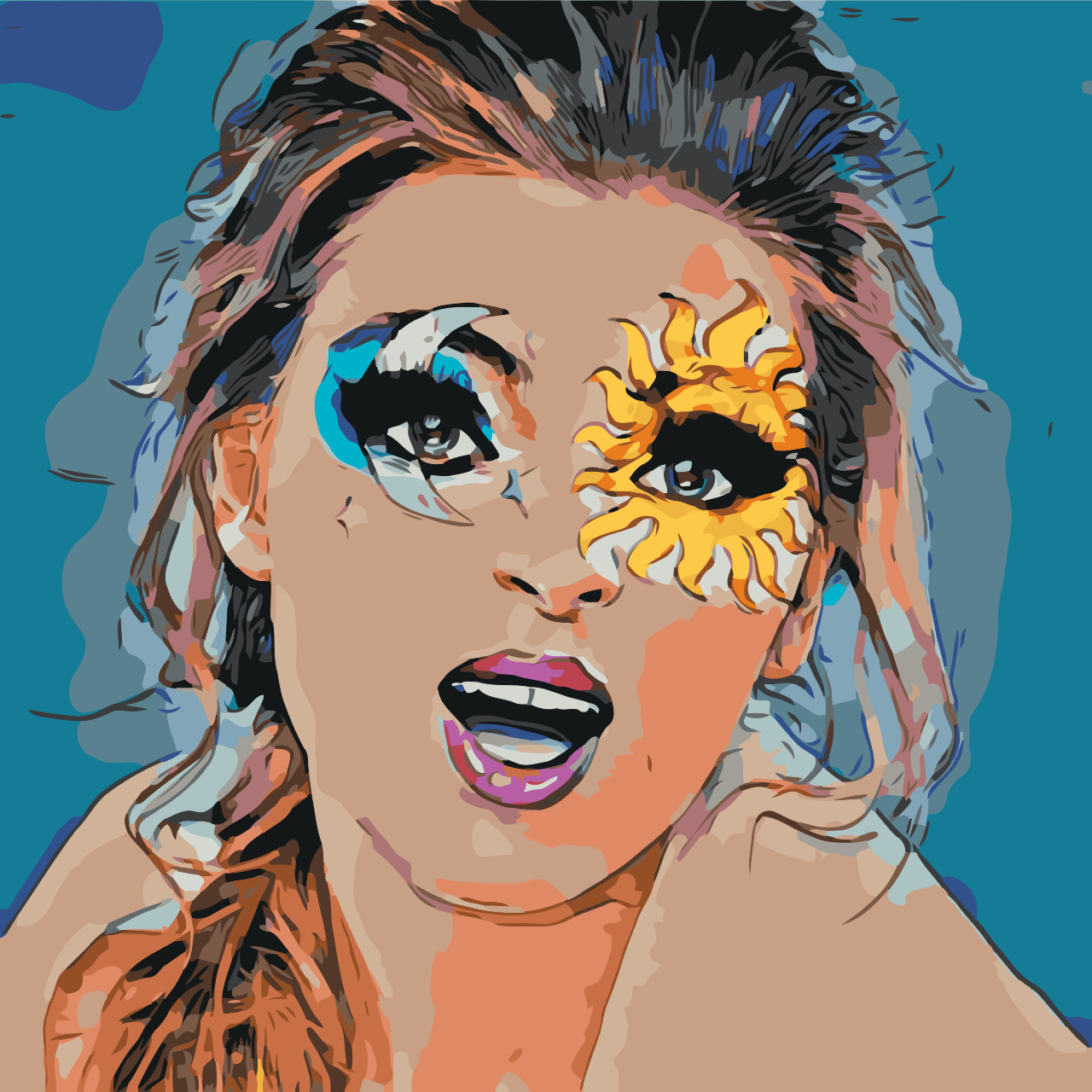 Paint by Numbers - Dag og nat