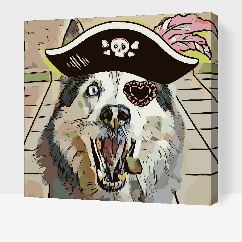 Paint by Numbers - Ulvepirat