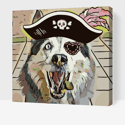 Paint by Numbers - Ulvepirat