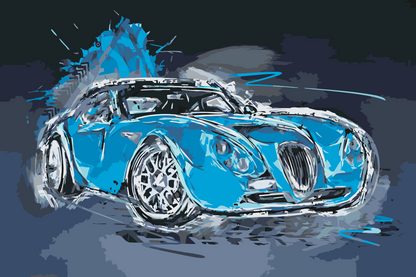 Paint by Numbers - Wiesmann GT MF4