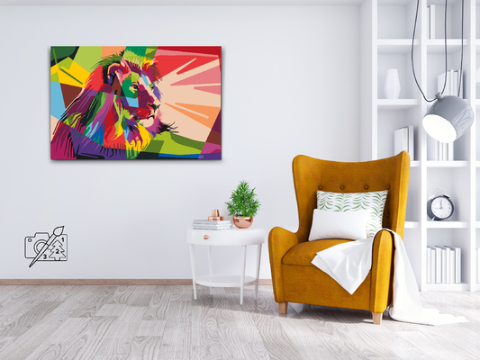 Paint by Numbers - Farverig Løve 2