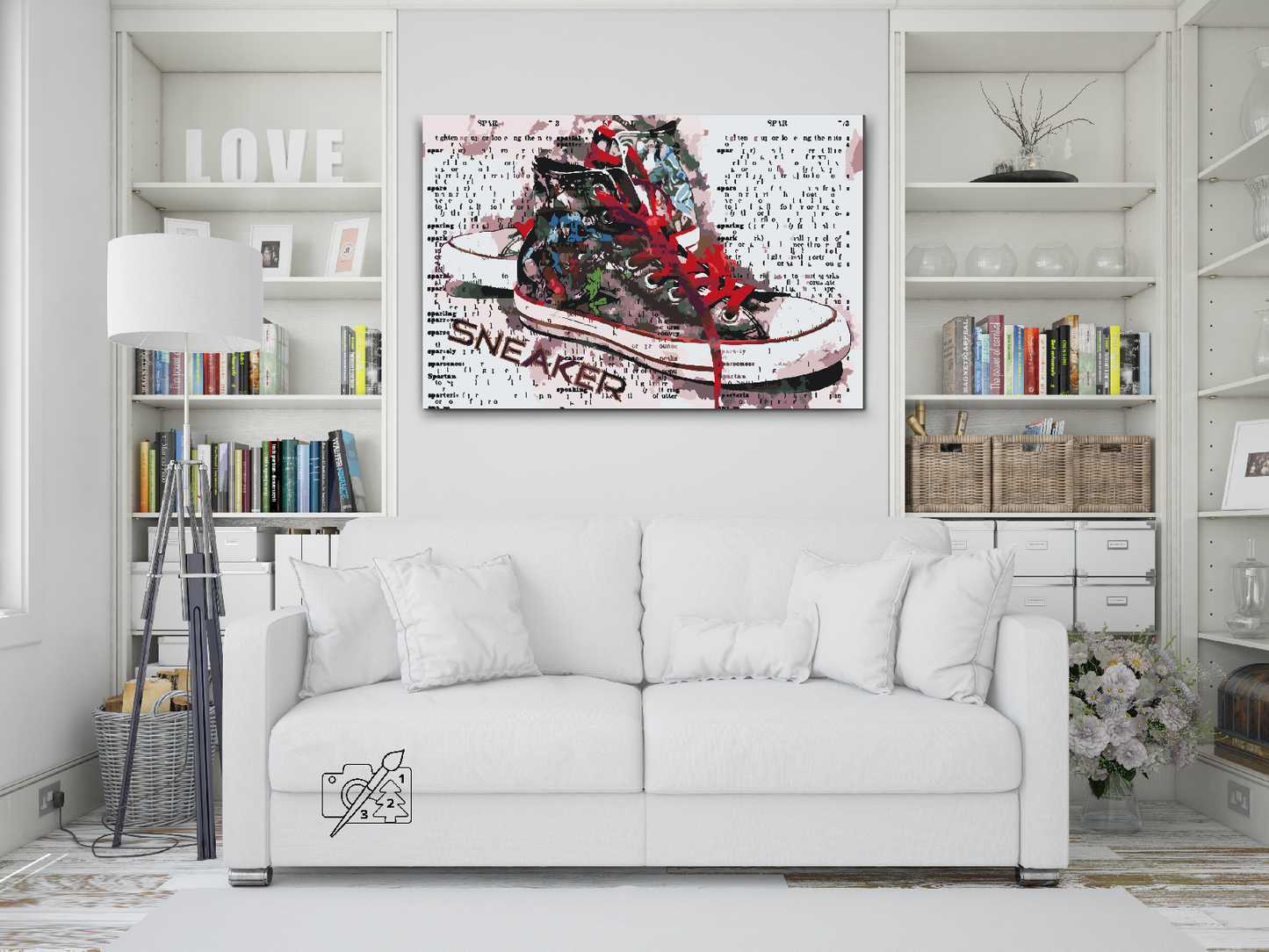 Paint by Numbers - Converse Sneakers