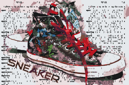 Paint by Numbers - Converse Sneakers