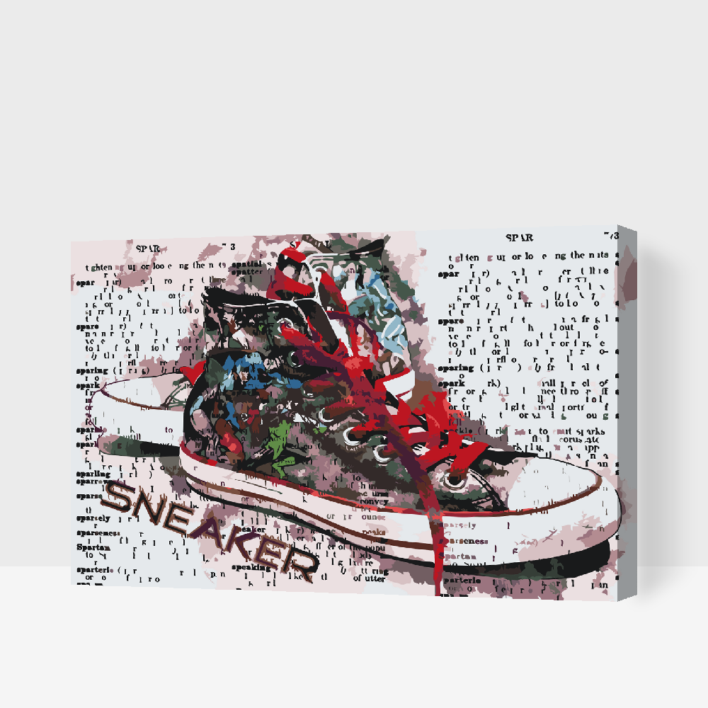 Paint by Numbers - Converse Sneakers