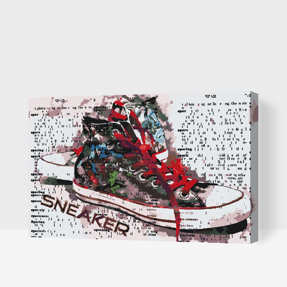 Paint by Numbers - Converse Sneakers
