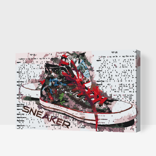 Paint by Numbers - Converse Sneakers
