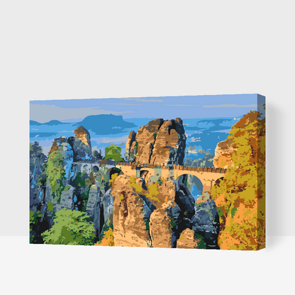 Paint by Numbers - Bastei-broen