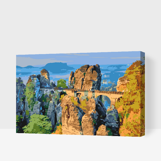 Paint by Numbers - Bastei-broen