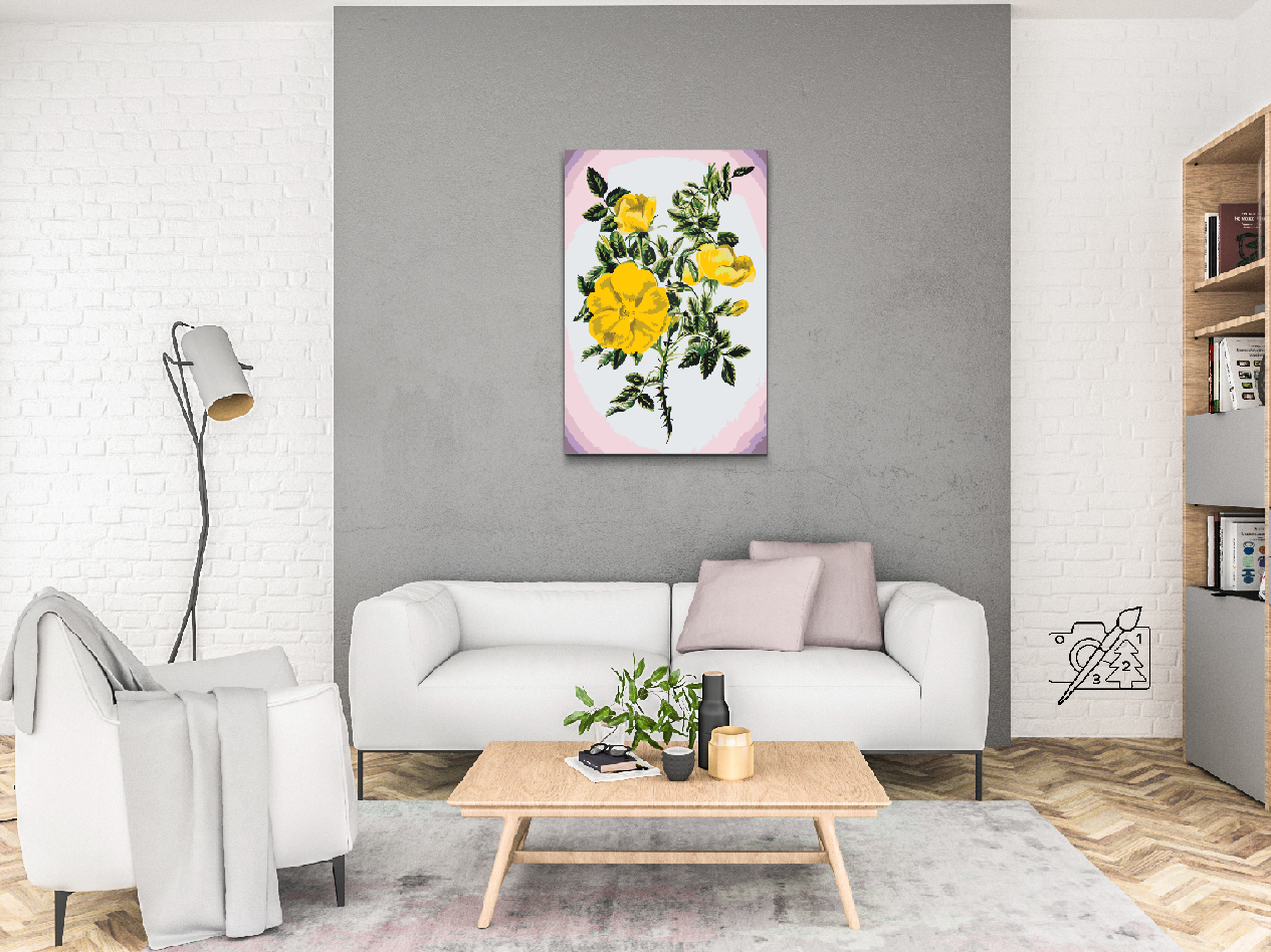 Paint by Numbers - Vintage Flowers III