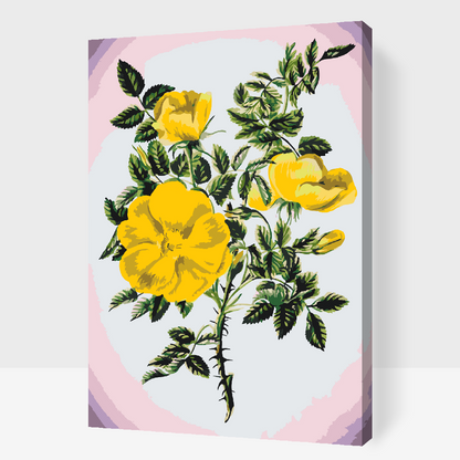Paint by Numbers - Vintage Flowers III
