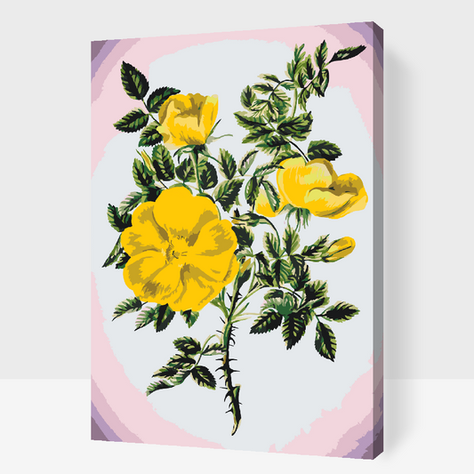 Paint by Numbers - Vintage Flowers III
