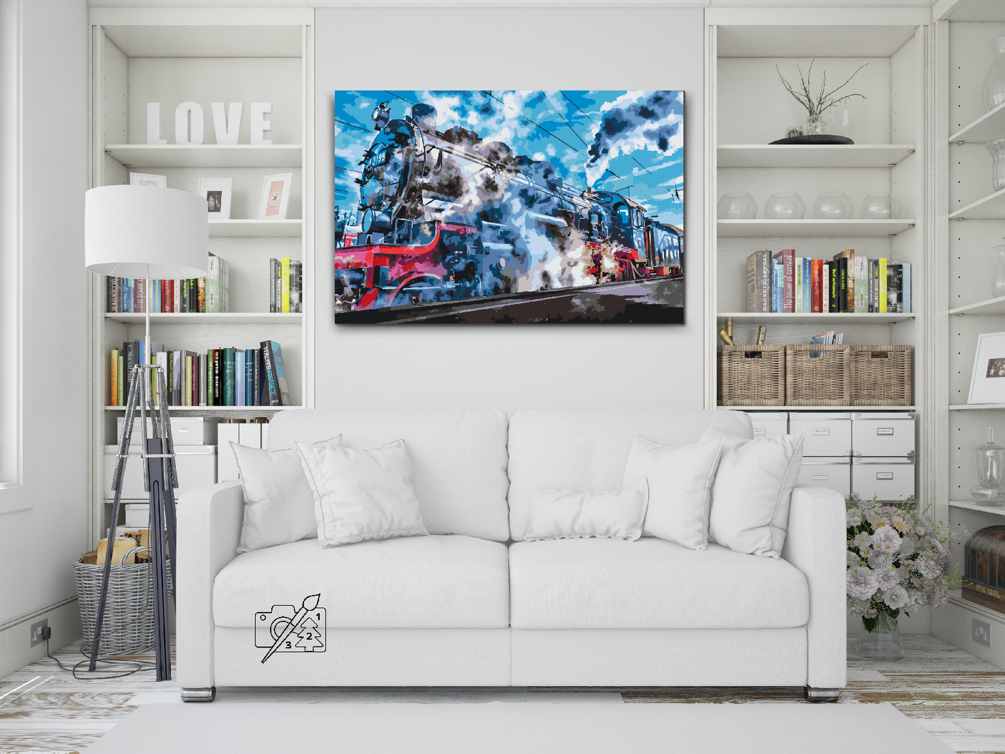 Paint by Numbers - Lokomotiv