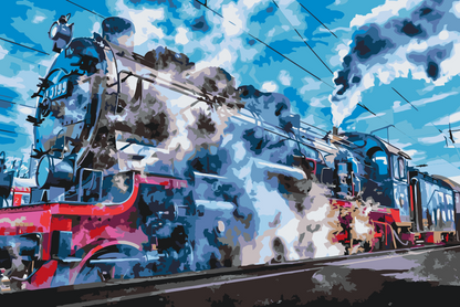 Paint by Numbers - Lokomotiv