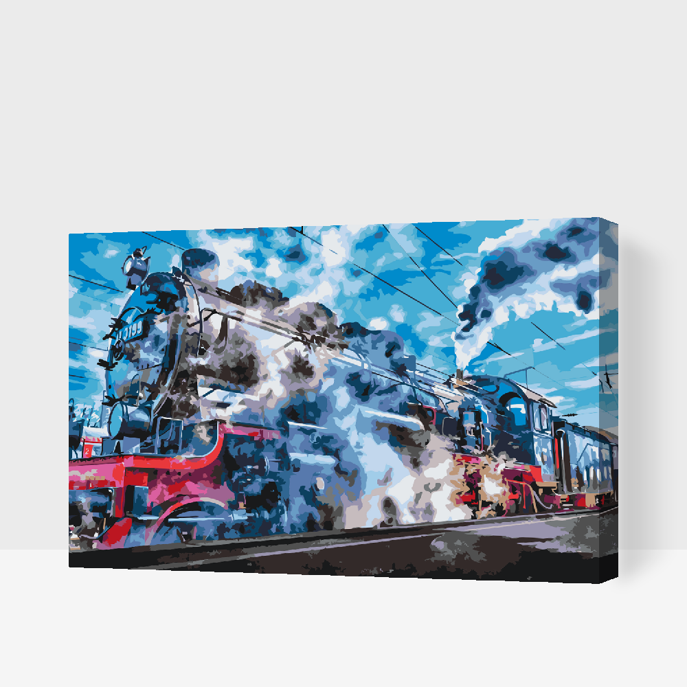 Paint by Numbers - Lokomotiv
