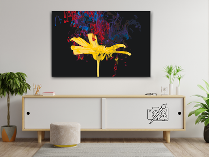 Paint by Numbers - Gul blomst
